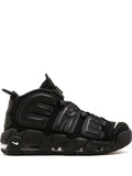 X Supreme Air More Uptempo Suptempo Black Sneakers