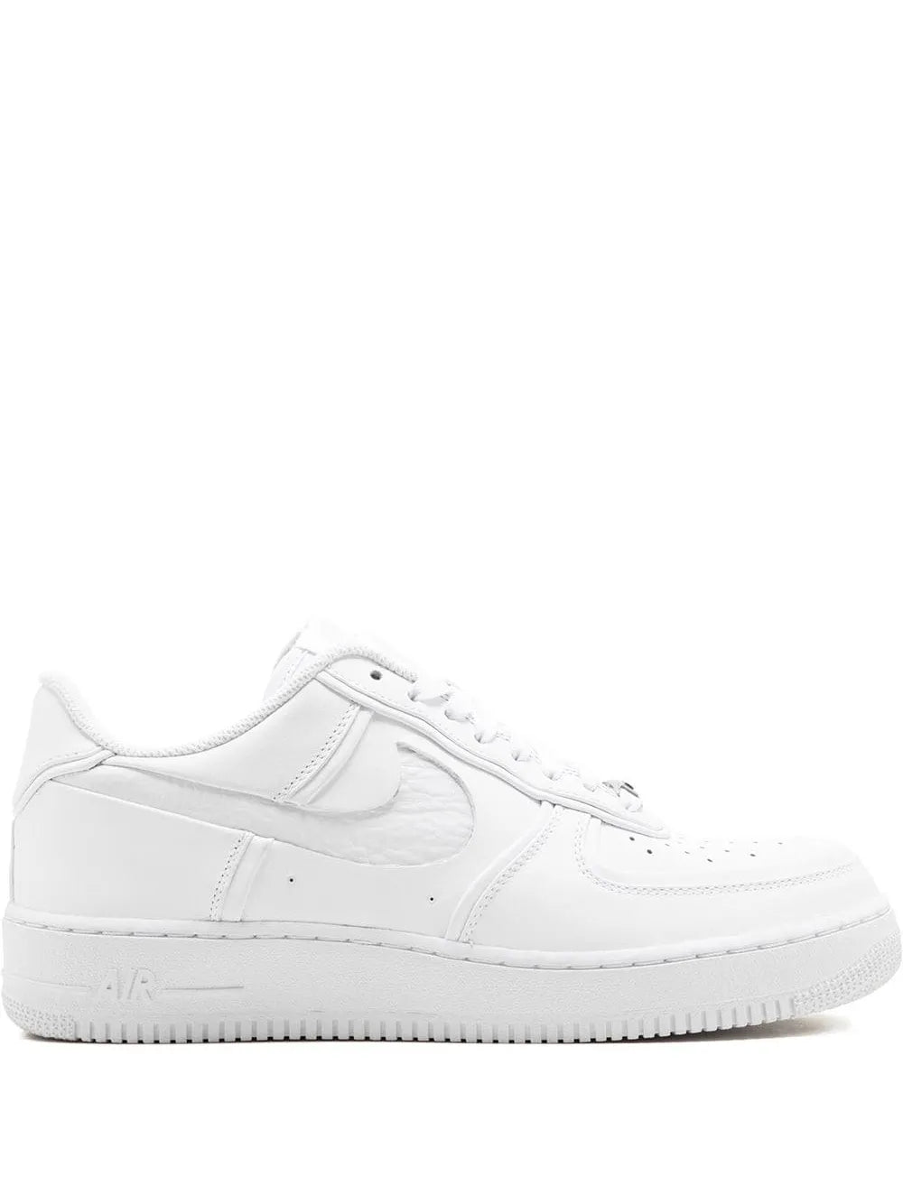 X John Elliott Air Force 1 Triple White Sneakers