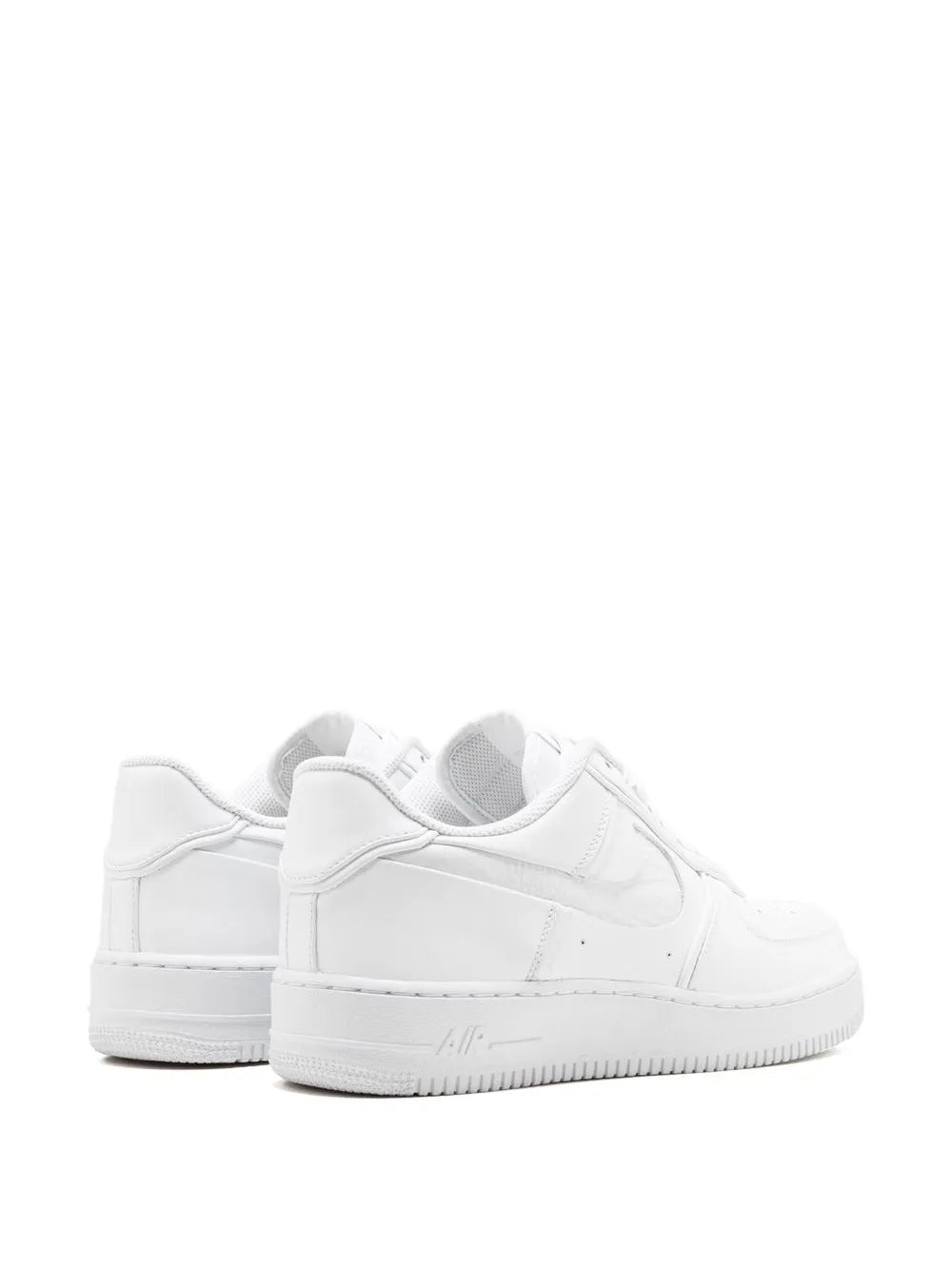 X John Elliott Air Force 1 Triple White Sneakers