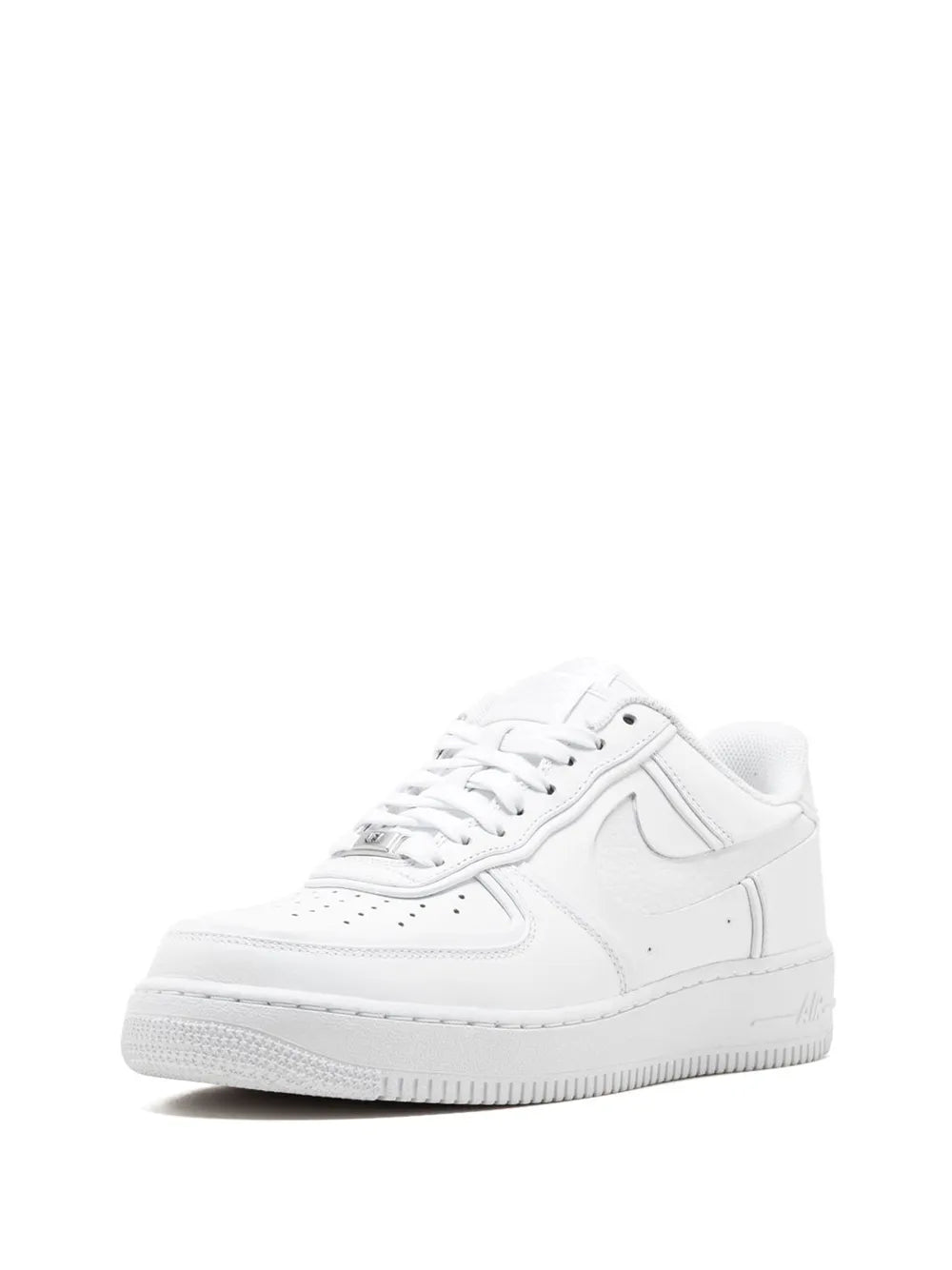 X John Elliott Air Force 1 Triple White Sneakers