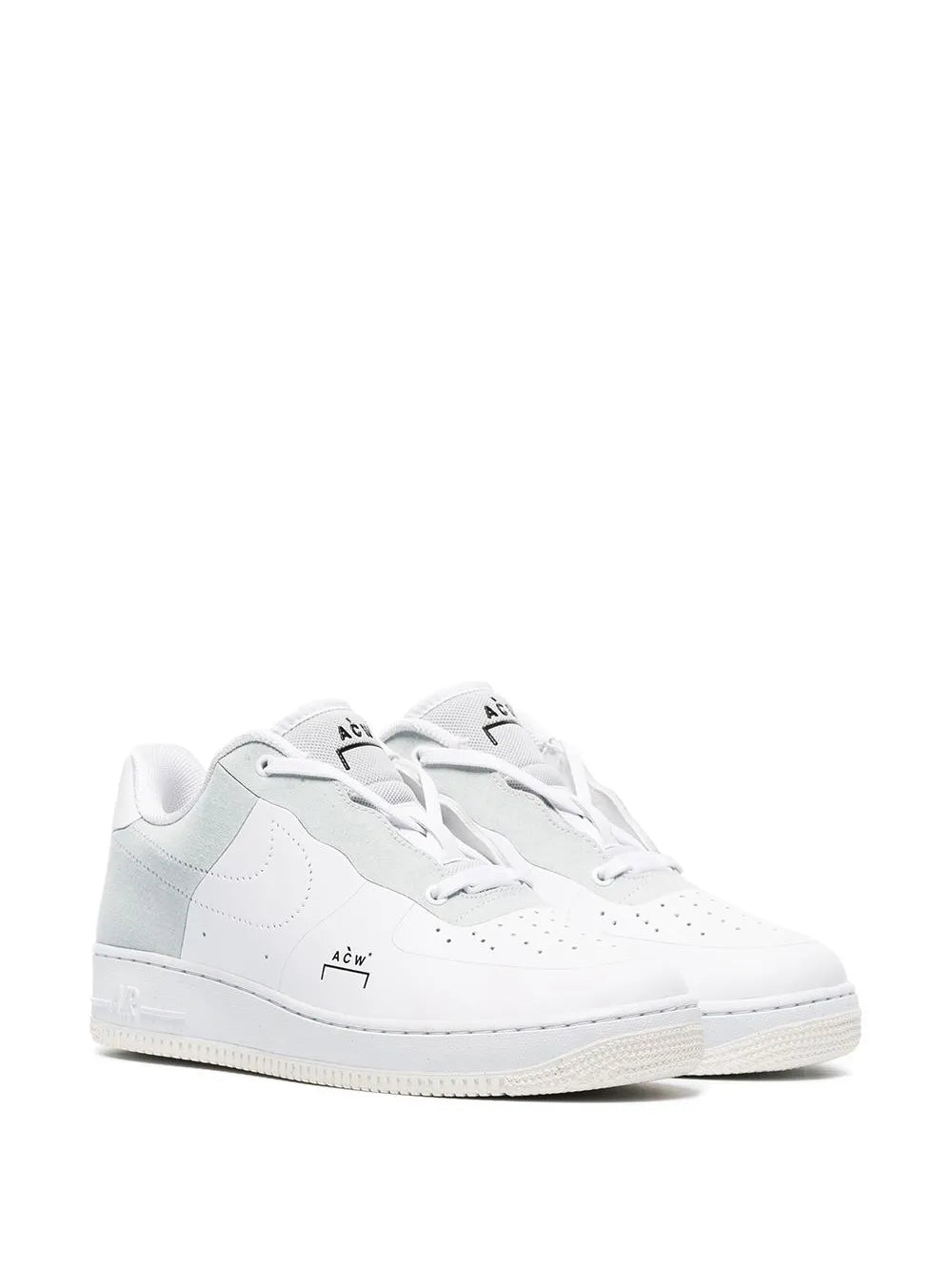X A Cold Wall Air Force 1 Low White Sneakers
