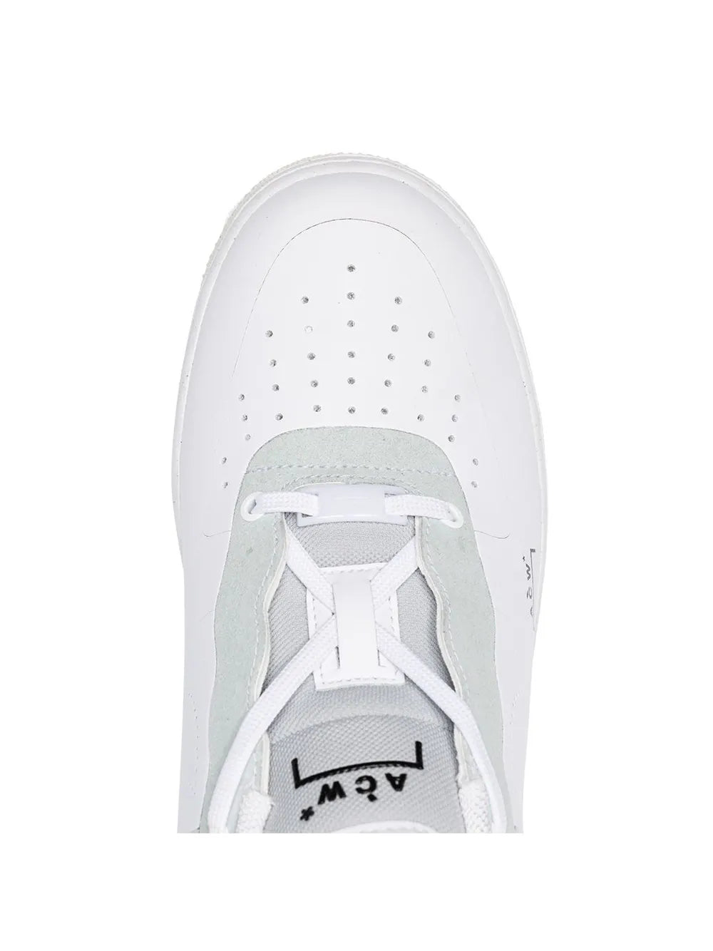 X A Cold Wall Air Force 1 Low White Sneakers