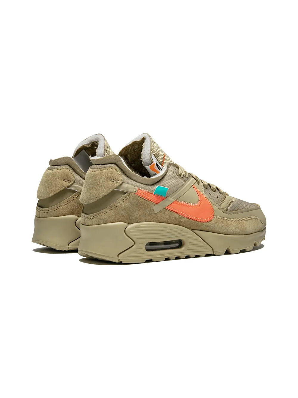 X Off-White The 10: Air Max 90 Off-White/Desert Ore Sneakers