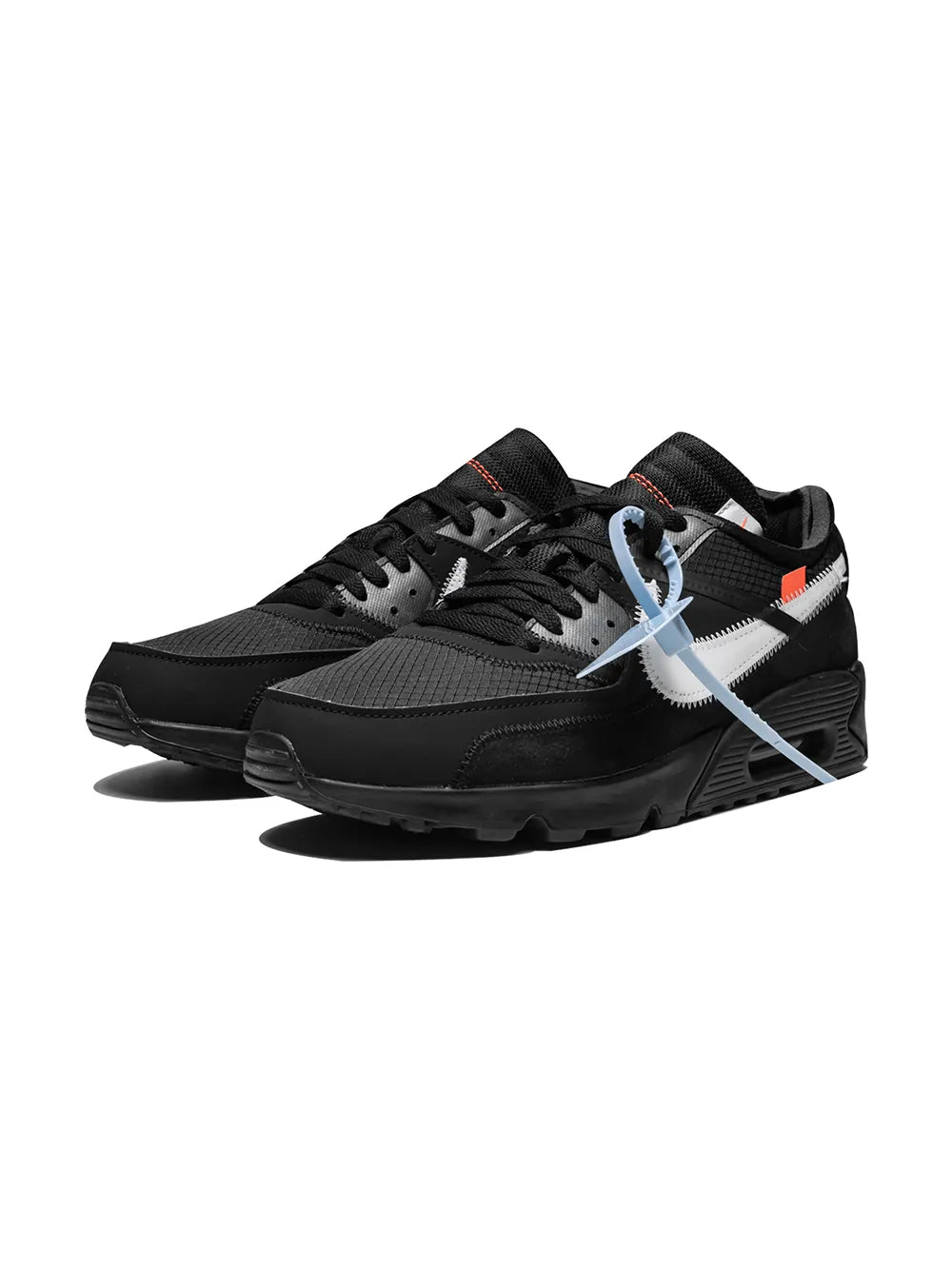 X Off-White The 10: Air Max 90 Black Sneakers