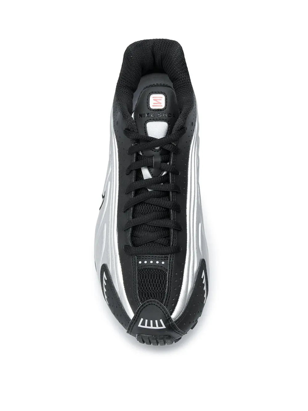 Shox R4 Black/Metallic Silver Sneakers