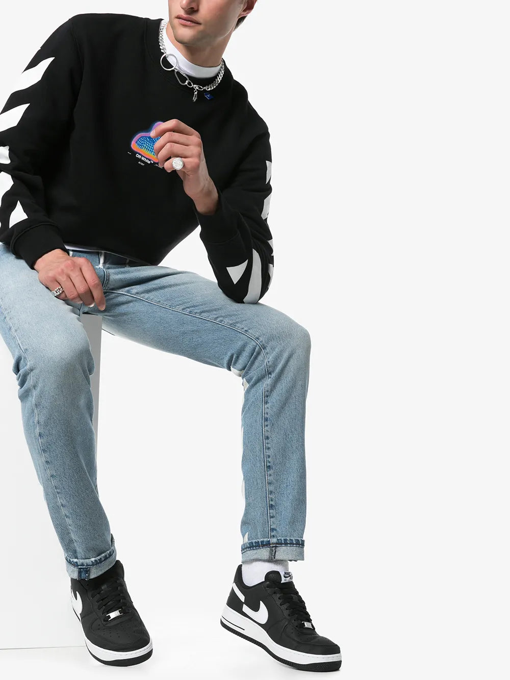 X Supreme X Comme Des Gar ns Air Force 1 Low Sneakers
