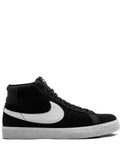 Sb Zoom Blazer Mid Black/White Sneakers
