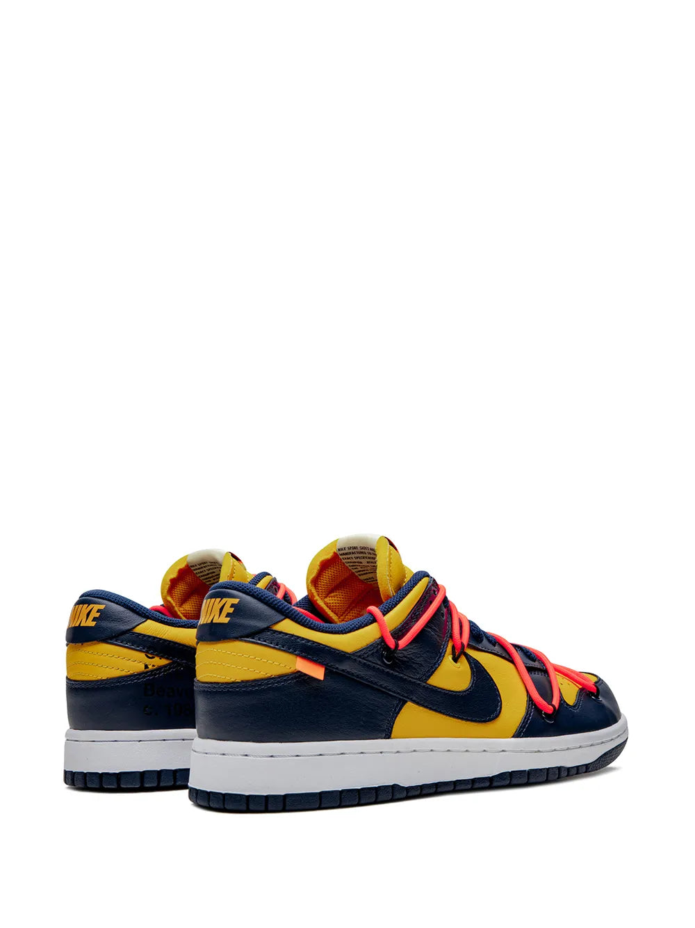X Off-White Dunk Low University Gold Sneakers