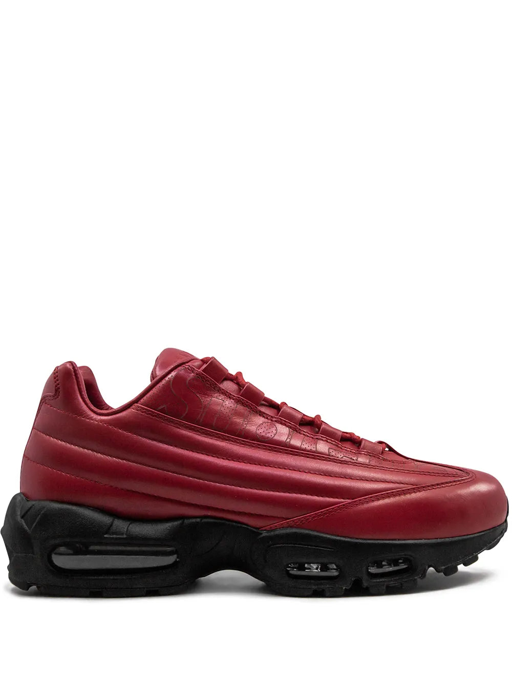 X Supreme Air Max 95 Lux Red Sneakers