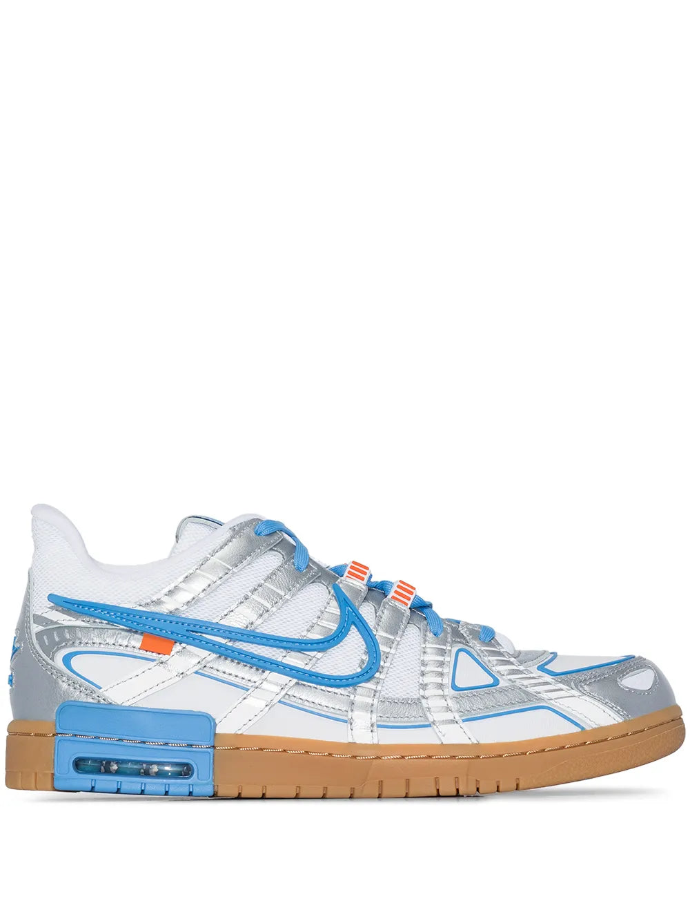 X Off-White Air Rubber Dunk University Blue Sneakers