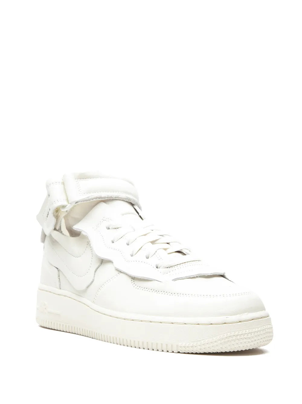 X Comme Des Gar n Air Force 1 Mid White Sneakers