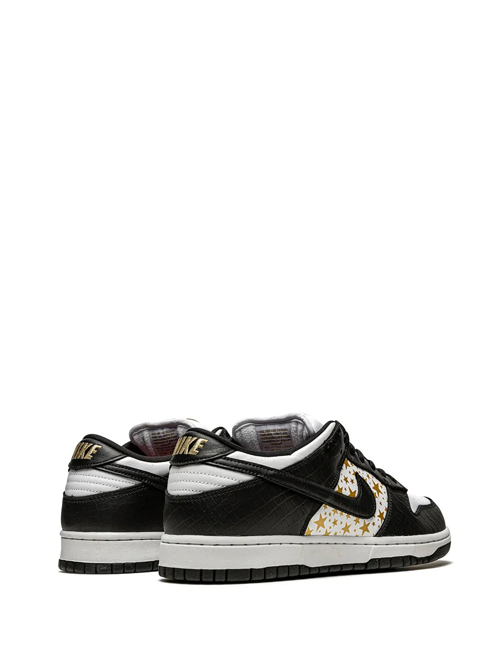 X Supreme Sb Dunk Low Stars/Black Sneakers