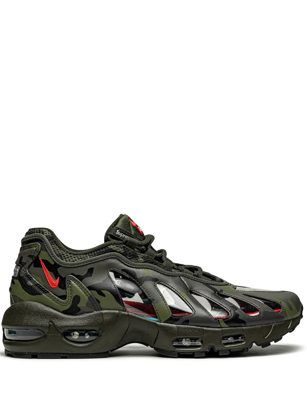 X Supreme Air Max 96 Camo Sneakers