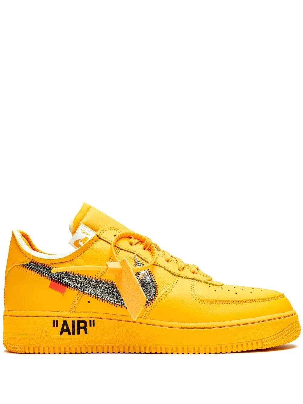 X Off-White Air Force 1 Low University Gold Sneakers