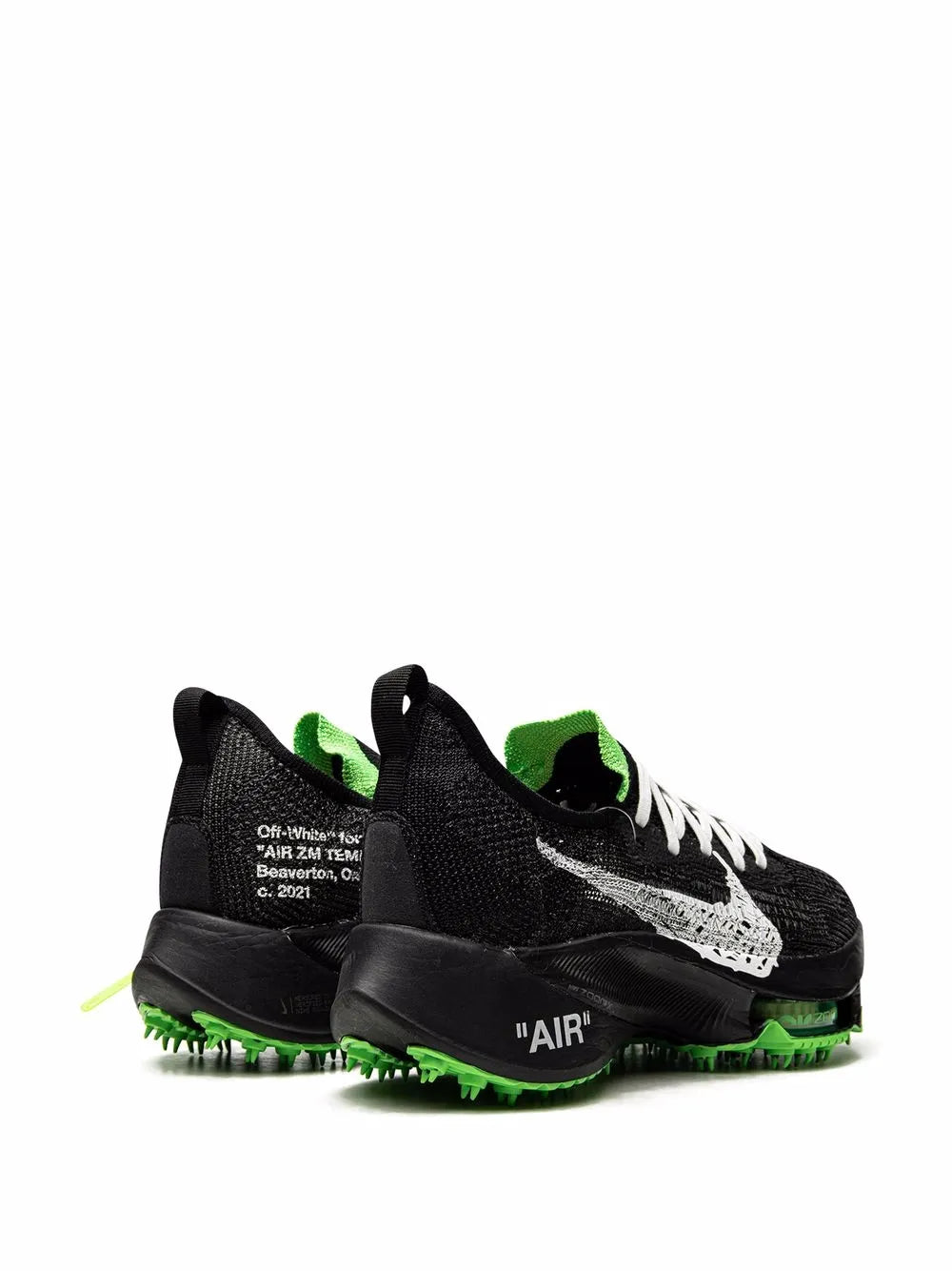 X Off-White Air Zoom Tempo Next% Scream Green Sneakers