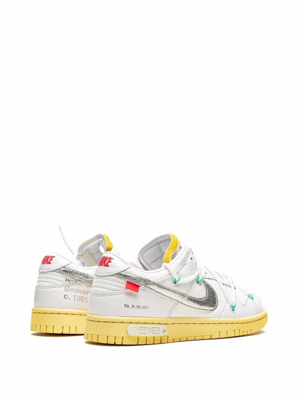 X Off-White Dunk Low Lot 01 Sneakers