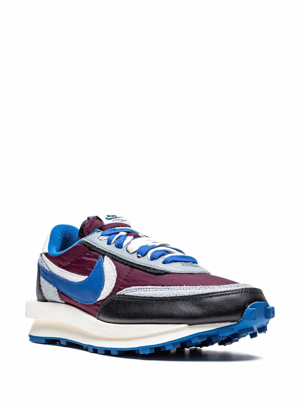 X Sacai X Undercover Ldwaffle Night Maroon Sneakers