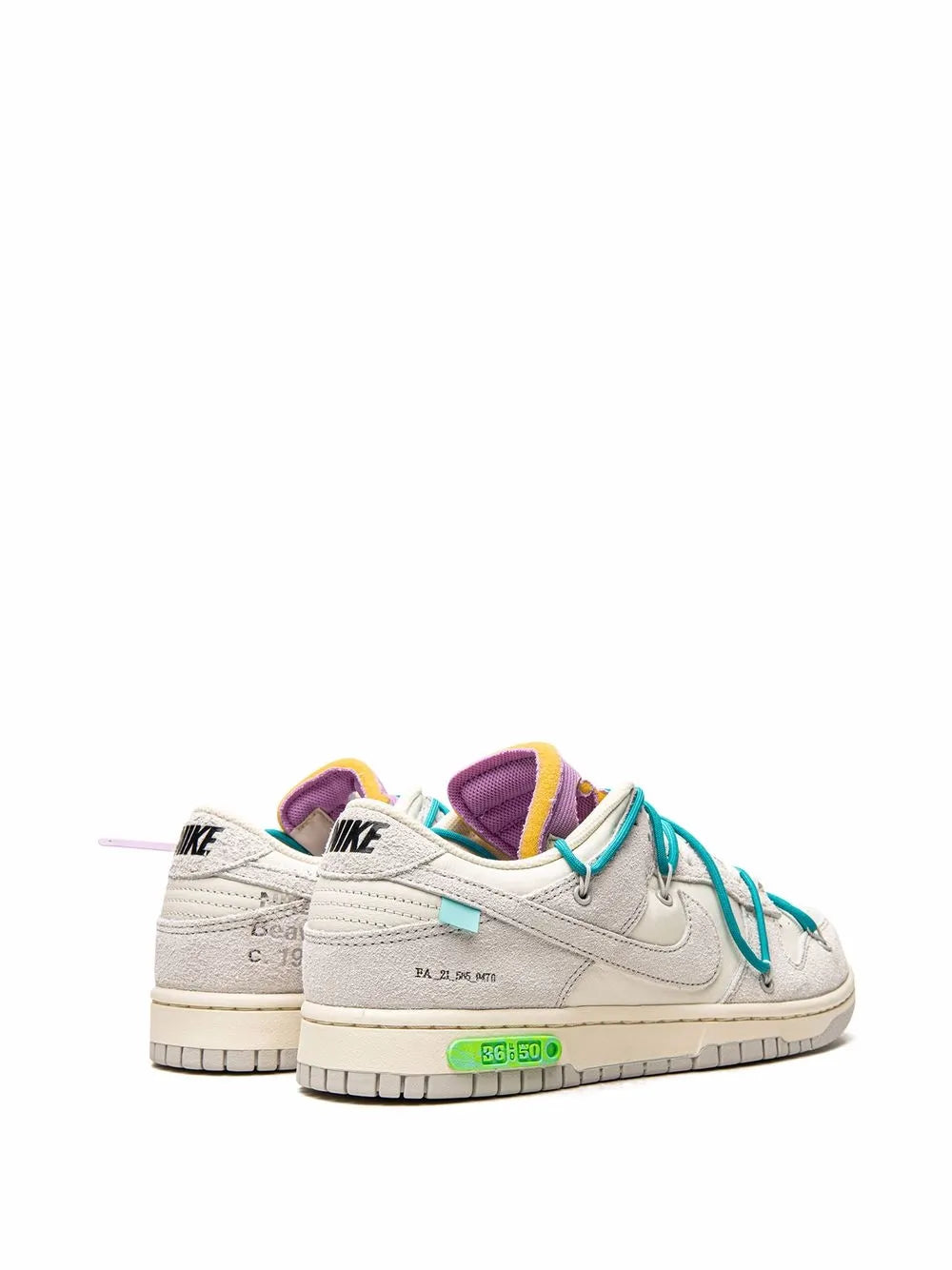 X Off-White X Off-White Dunk Low Lot 36 Sneakers
