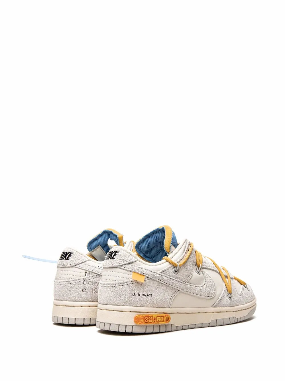 X Off-White Dunk Low Lot 34 Sneakers
