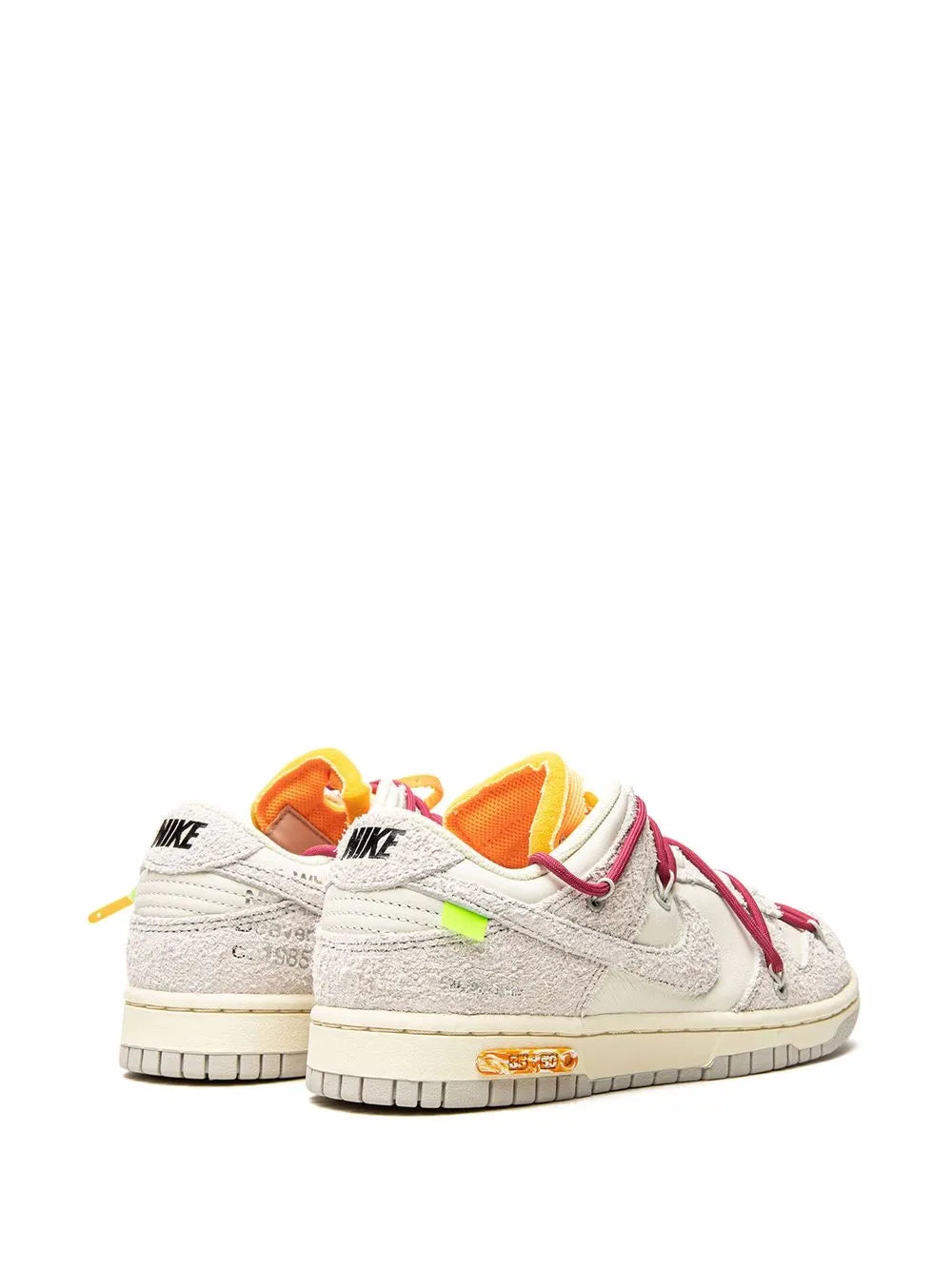 X Off-White Dunk Low Lot 35 Sneakers