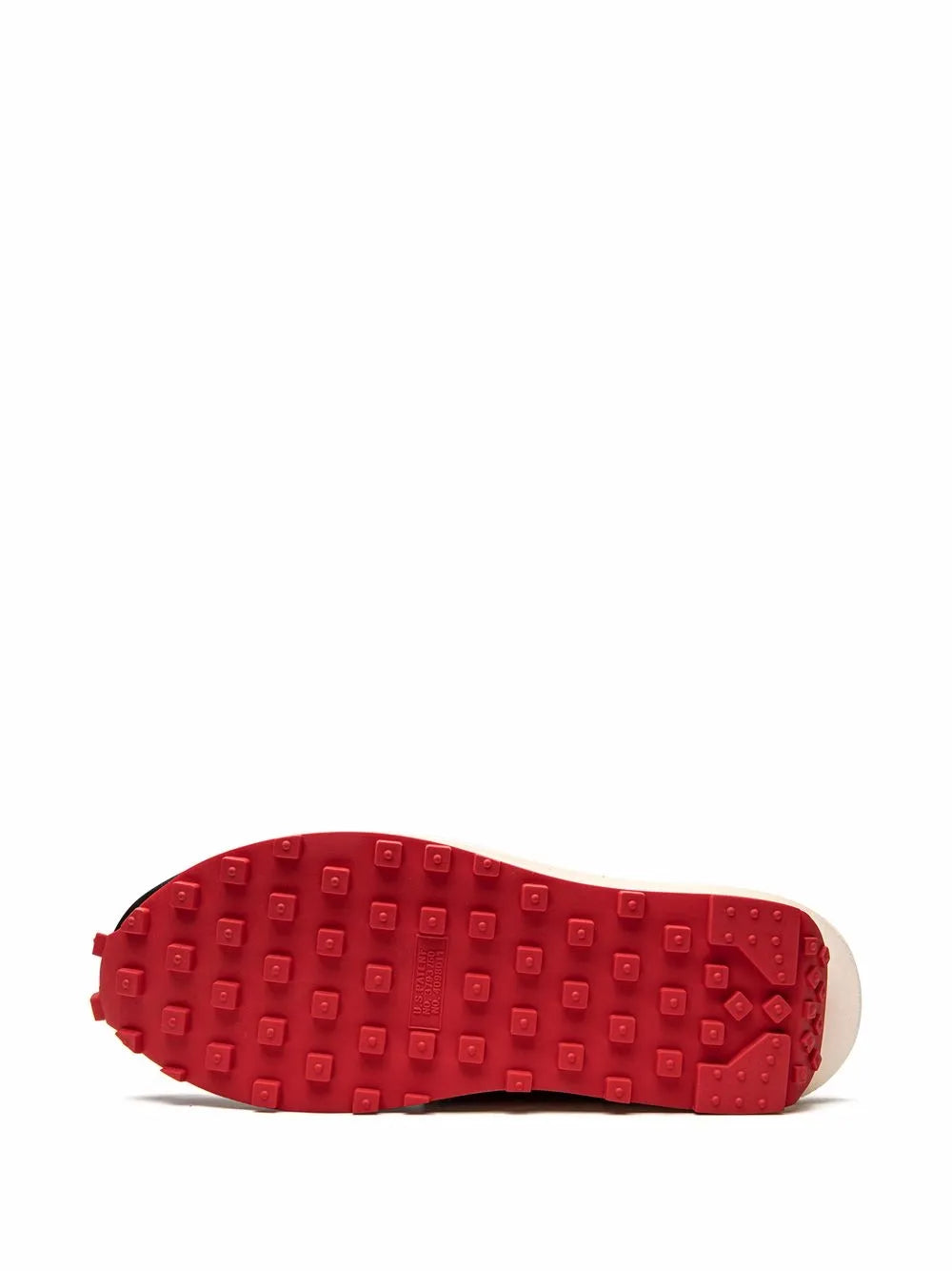 X Undercover X Sacai X Ldwaffle Midnight Spruce University Red Sneakers