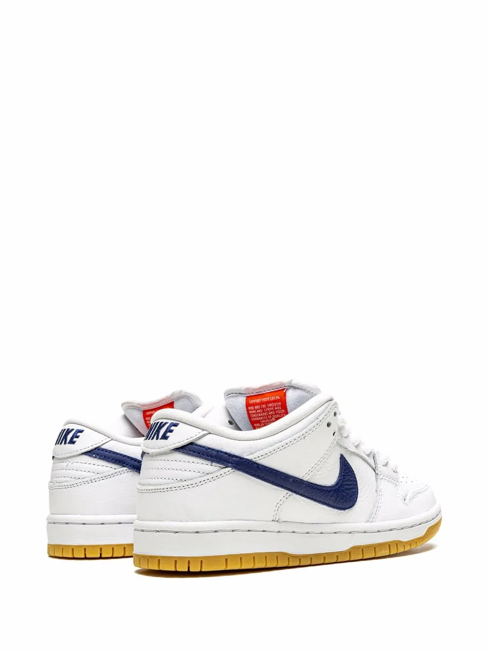 Sb Dunk Low Pro Iso Orange Label White/Navy Sneakers