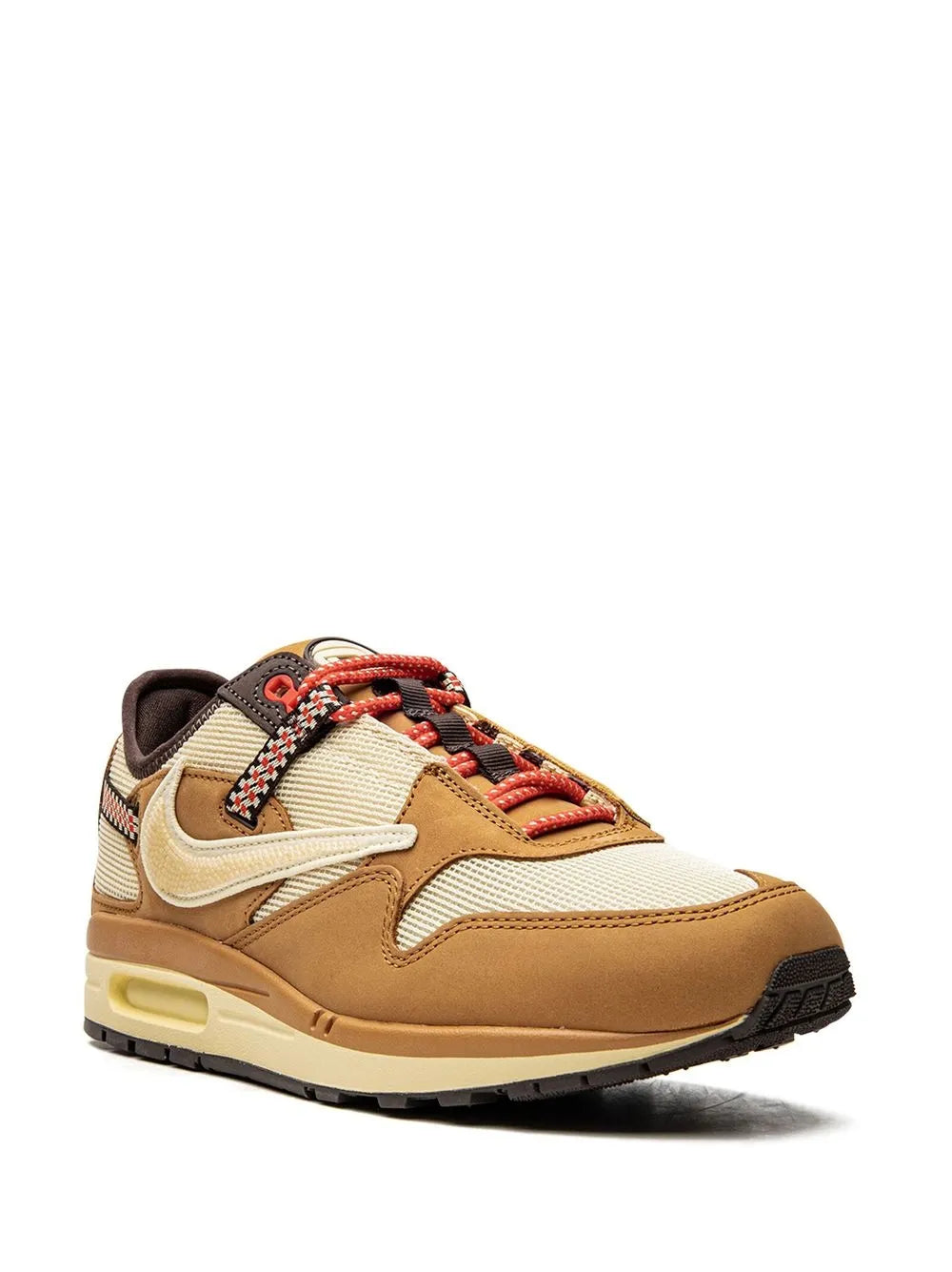 X Travis Scott Air Max 1 Wheat Sneakers