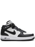X St sy Air Force 1 Mid Light Bone Black Sneakers