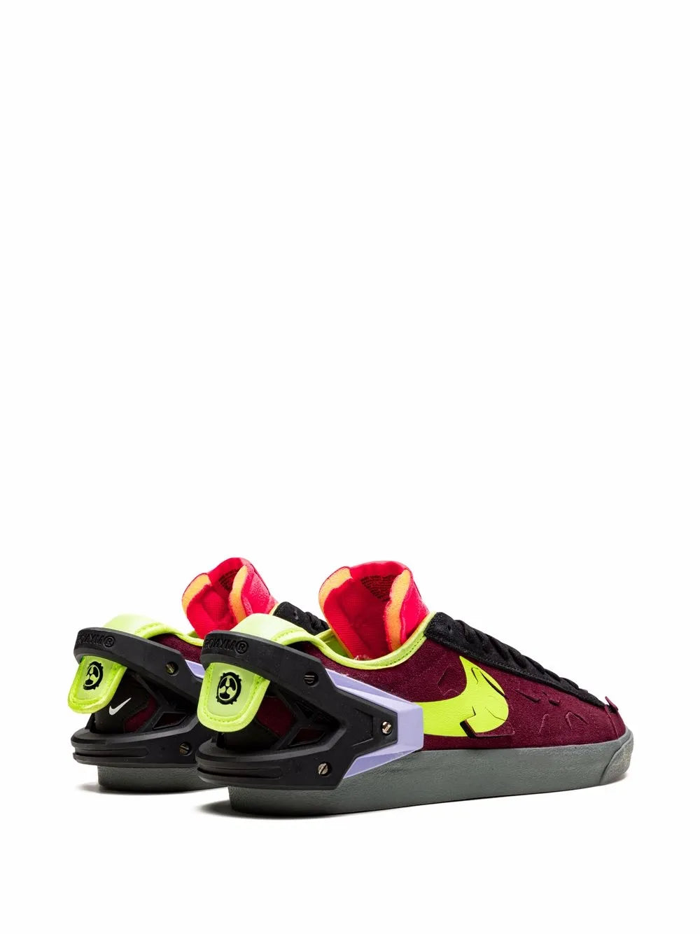 X Acronym Blazer Low Night Maroon Sneakers