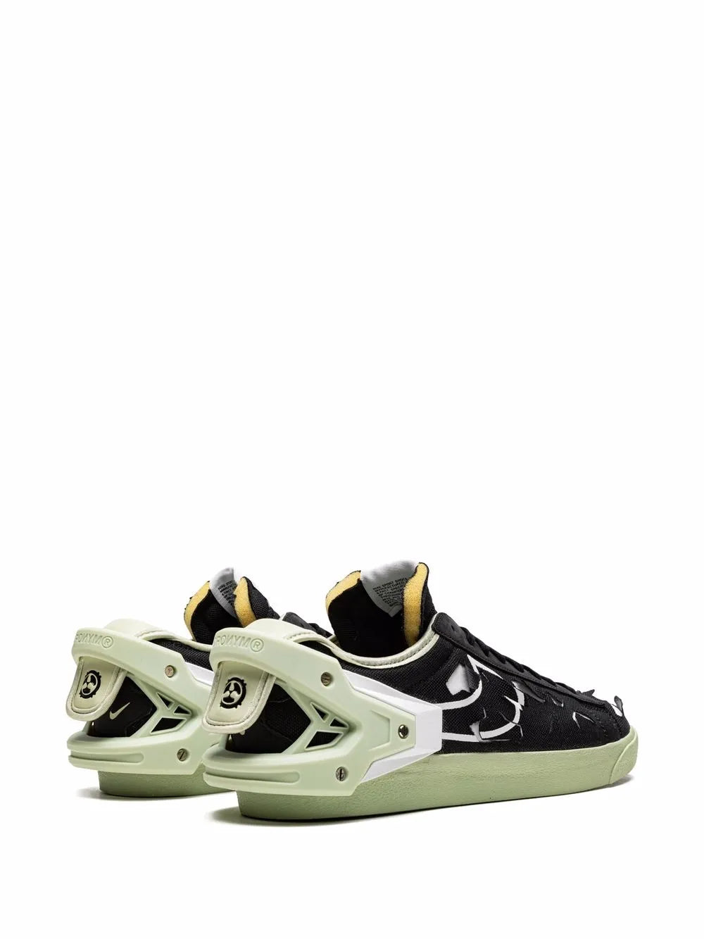 X Acronym Blazer Low Black/Olive Aura Sneakers