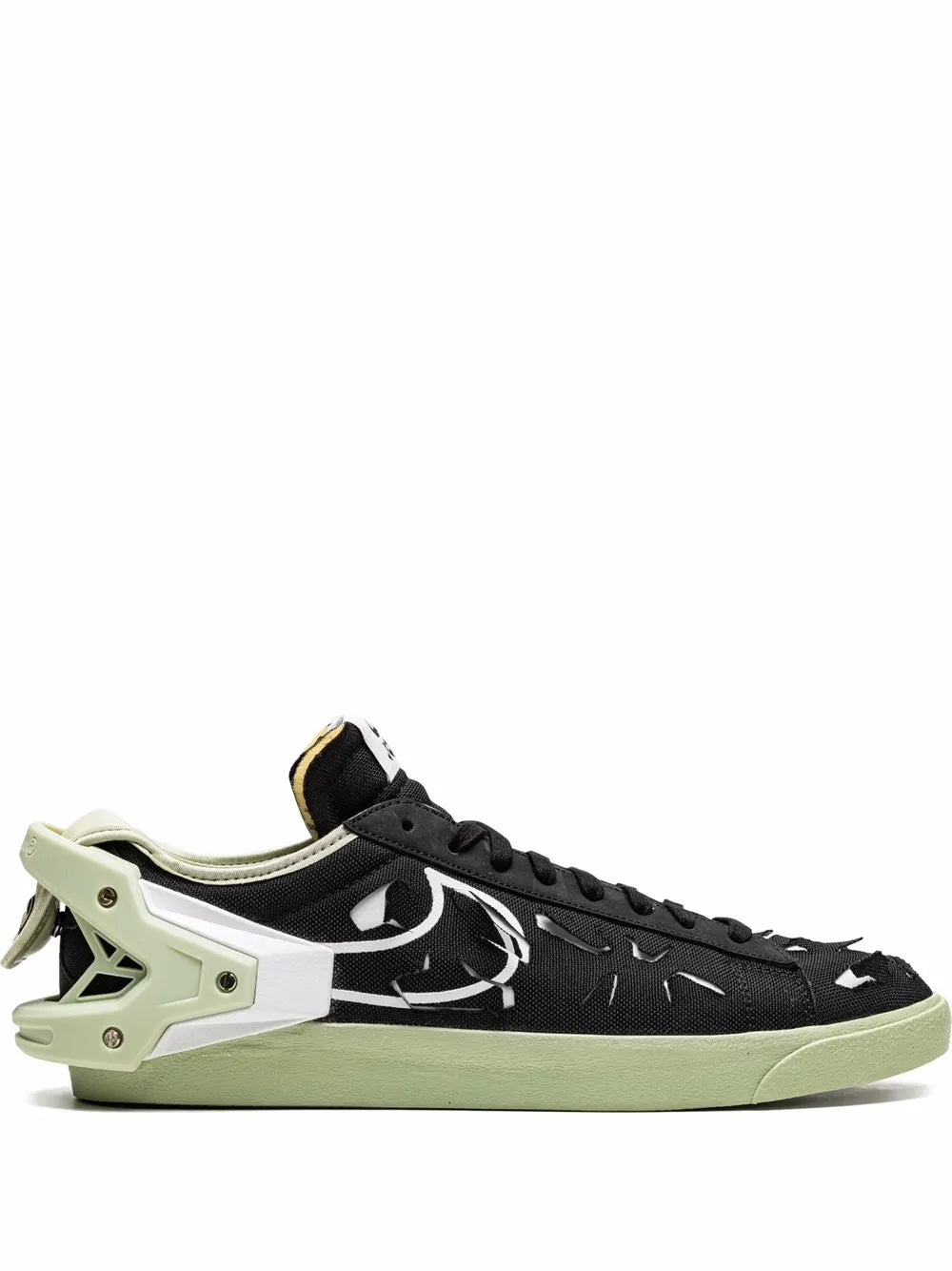 X Acronym Blazer Low Black/Olive Aura Sneakers