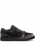 X Dover Street Market Dunk Low Triple Black Velvet Sneakers