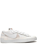 X Sacai Blazer Low White Patent Leather Sneakers