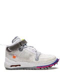 X Off-White Air Force 1 Mid White Sneakers