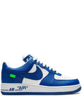 X Louis Vuitton Air Force 1 Low Virgil Abloh - White/Blue Sneakers