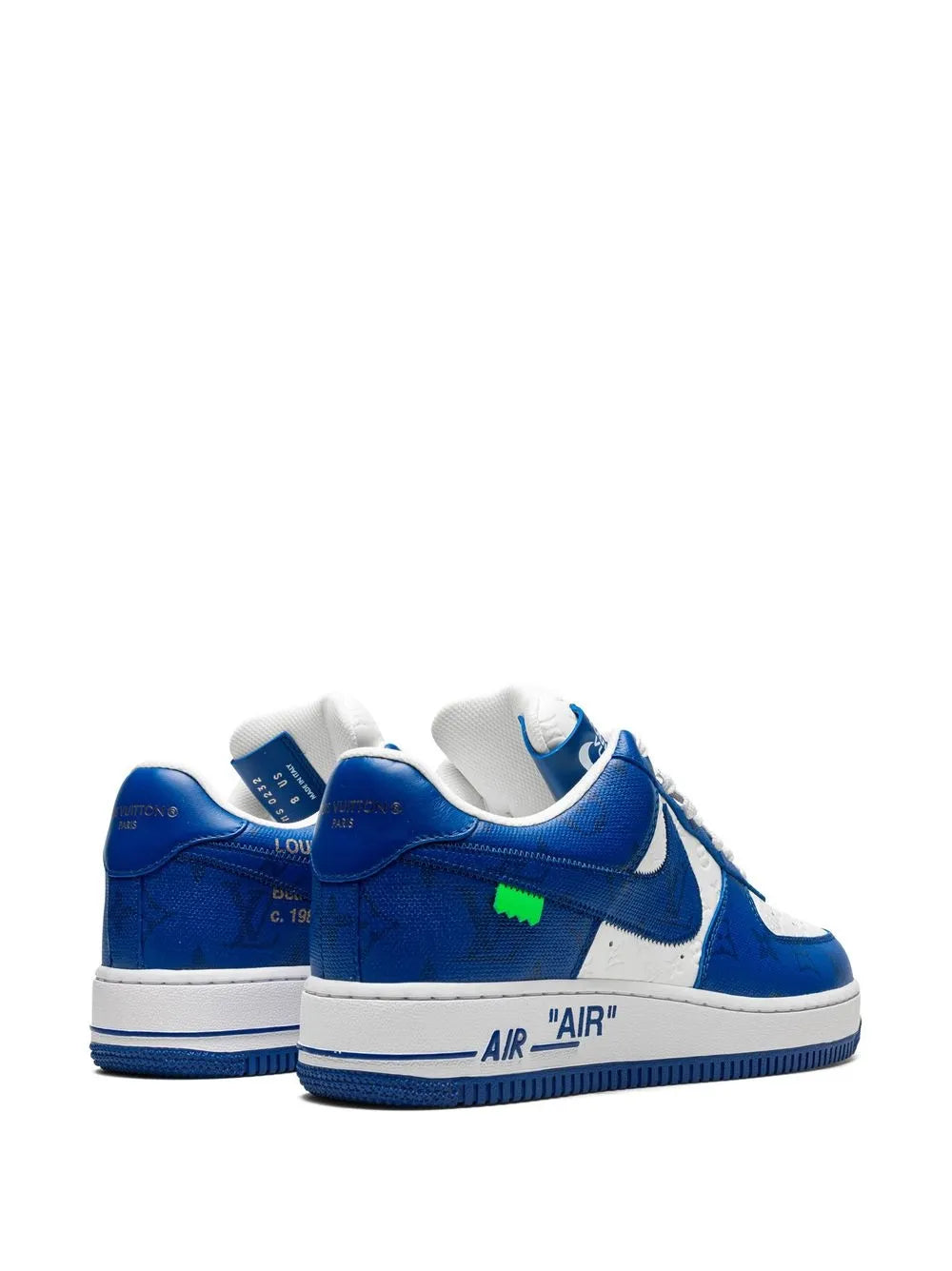 X Louis Vuitton Air Force 1 Low Virgil Abloh - White/Blue Sneakers