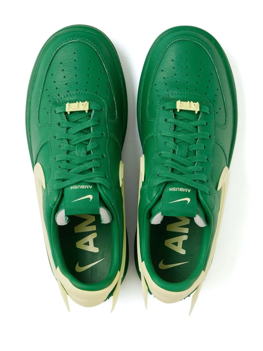 X Ambush Air Force 1 Low Green Sneakers