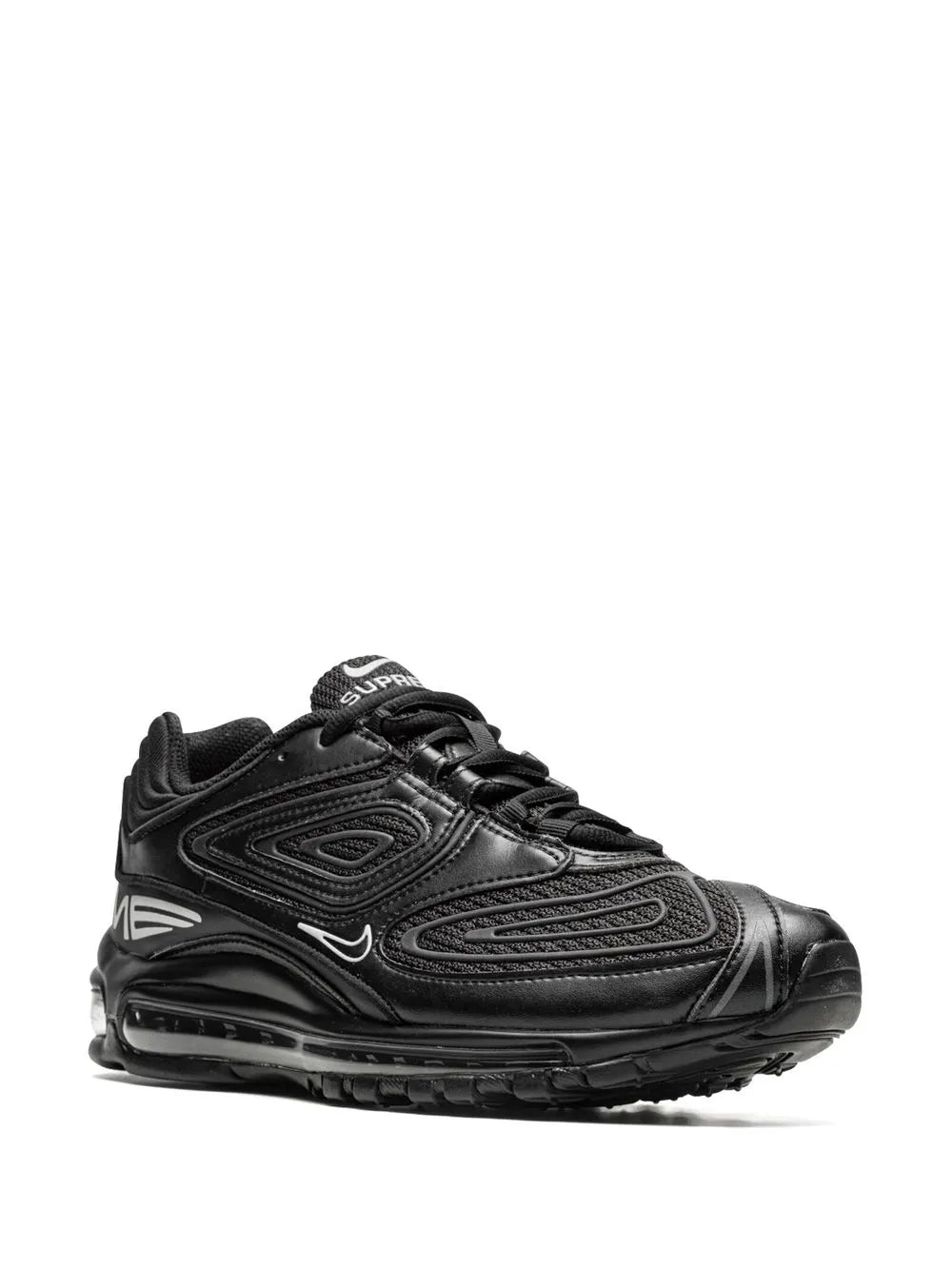 X Supreme Air Max 98 Tl Black Sneakers