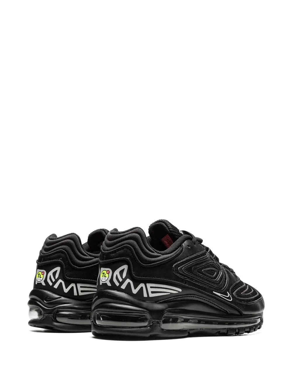 X Supreme Air Max 98 Tl Black Sneakers