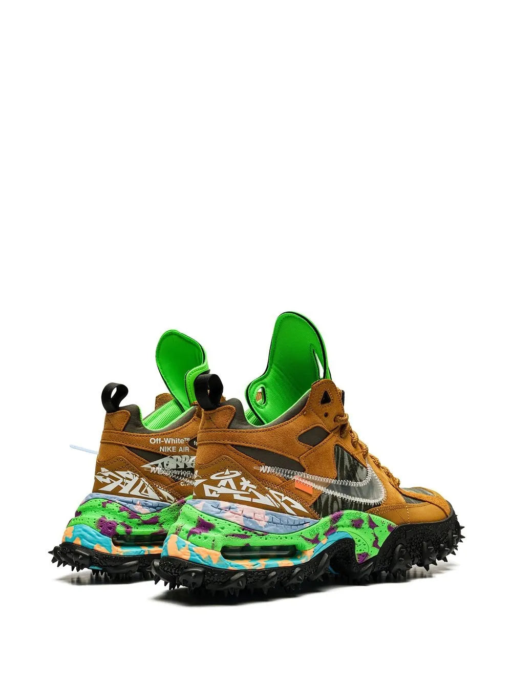 X Off-White Air Terra Forma Wheat Sneakers