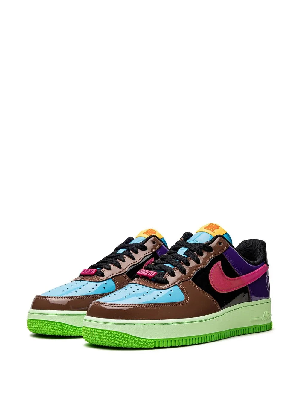 X Undefeated Air Force 1 Low Pink Prime Sneakers