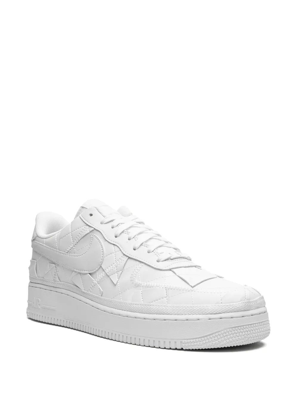 X Billie Ellish Air Force 1 Low Triple White Sneakers