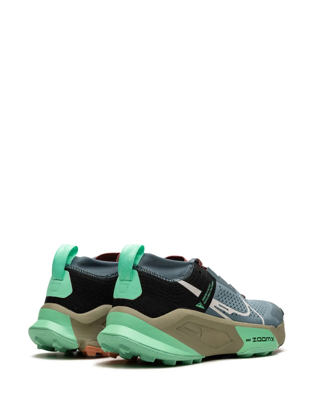 Zoomx Zegama Trail Light Slate/Grey/Glow Green/Bone/Black Sneakers