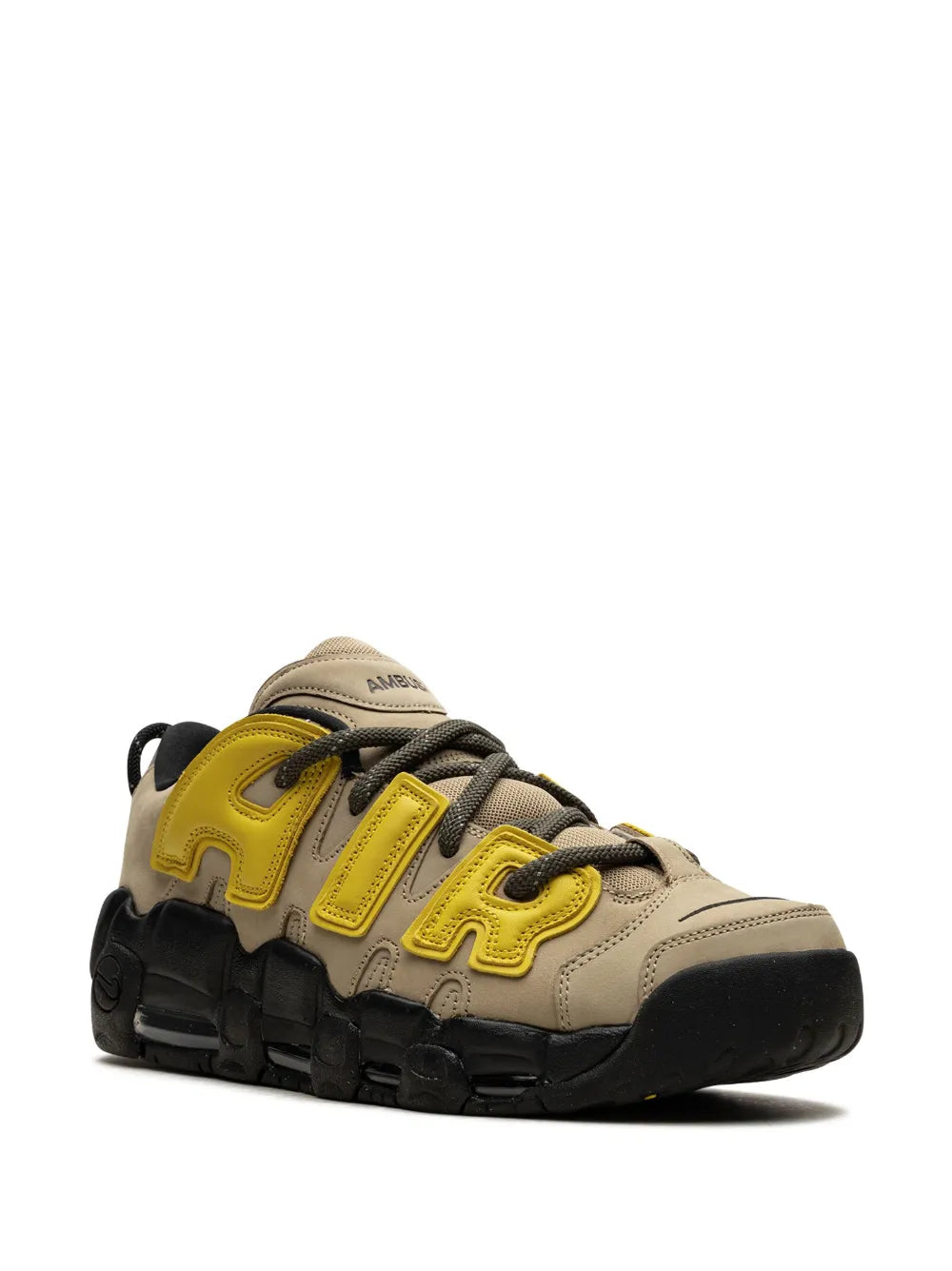 X Ambush Air More Uptempo Low Limestone Sneakers