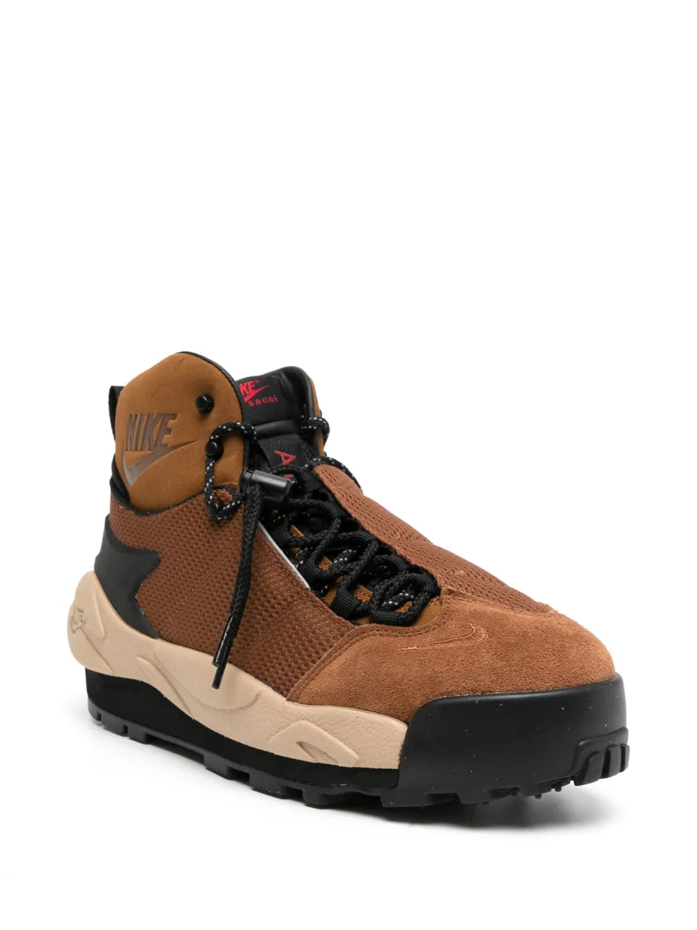 X Sacai Magmascape Panelled Sneakers