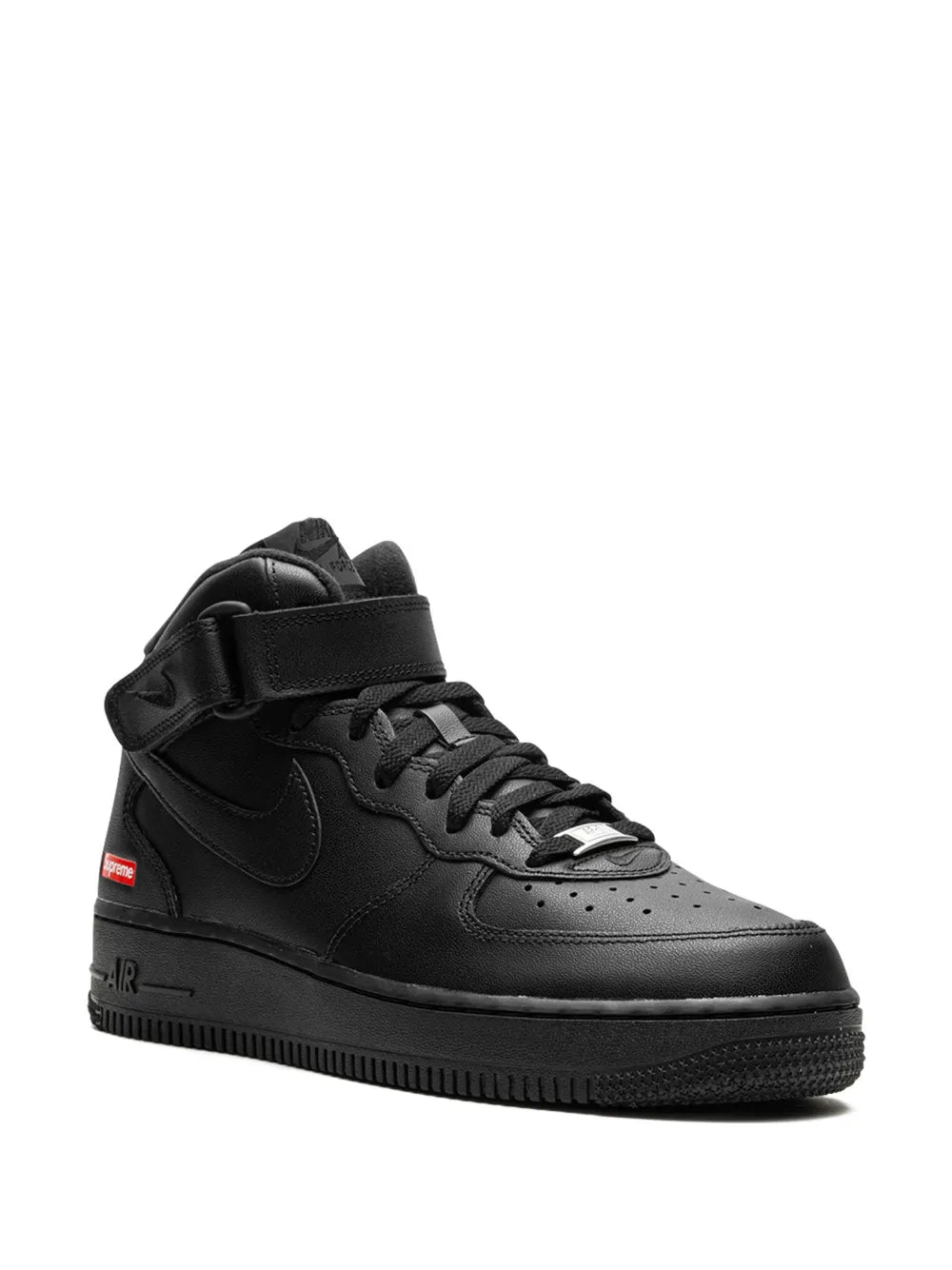 X Supreme Air Force 1 Mid Mini Box Logo - Black Sneakers