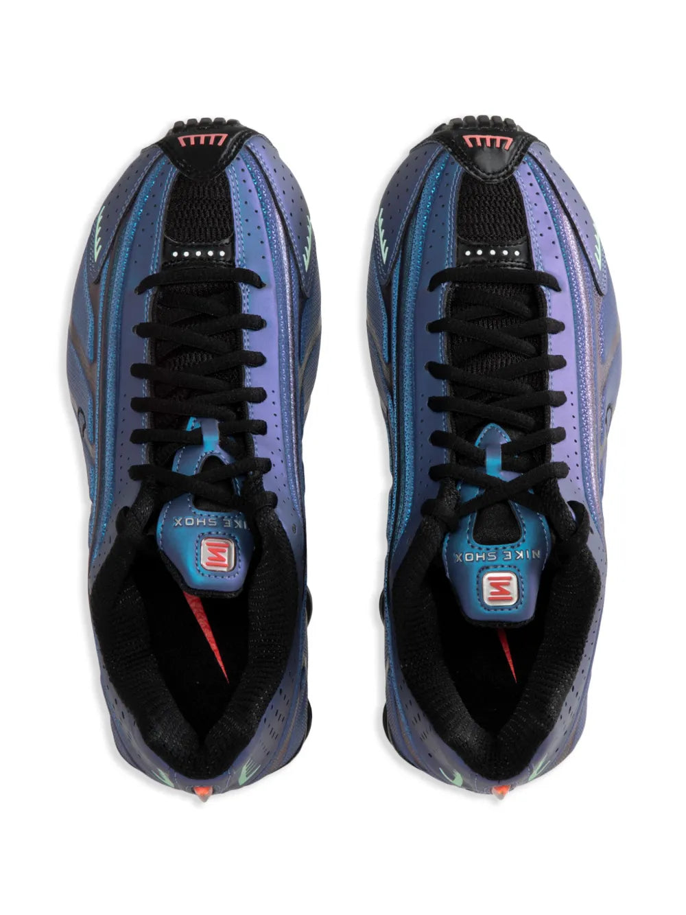 Shox R4 Iridescent/Black Sneakers