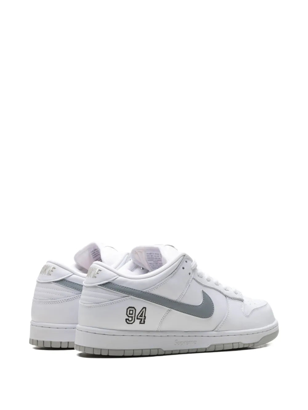 Sb Dunk Low Supreme - White Sneakers