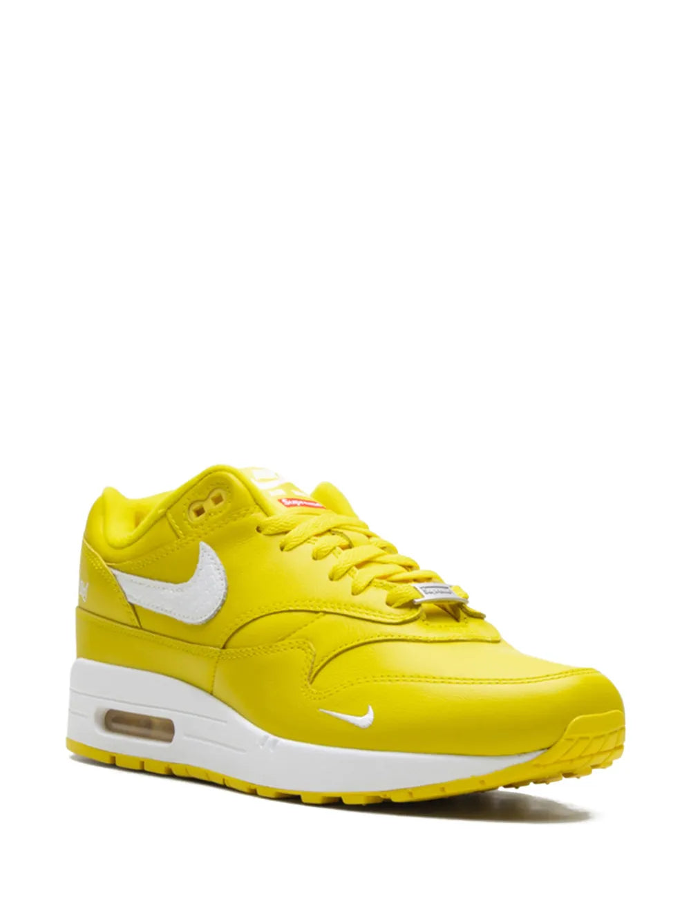 X Supreme Air Max 1 87 Sp Speed Yellow/White Sneakers