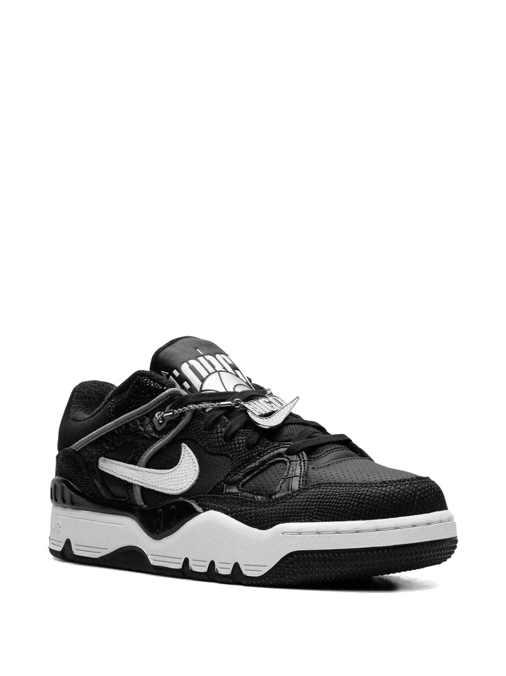 X Nigo Air Force 3 Sp Black/White/Smoke Grey/Metallic Platinum Sneakers